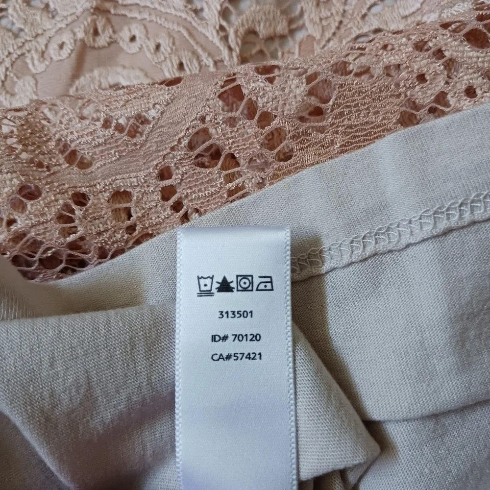 Ann Taylor LOFT Womens Floral Lace Sleeveless Blouse Top Keyhole Back Size S - Picture 4 of 6